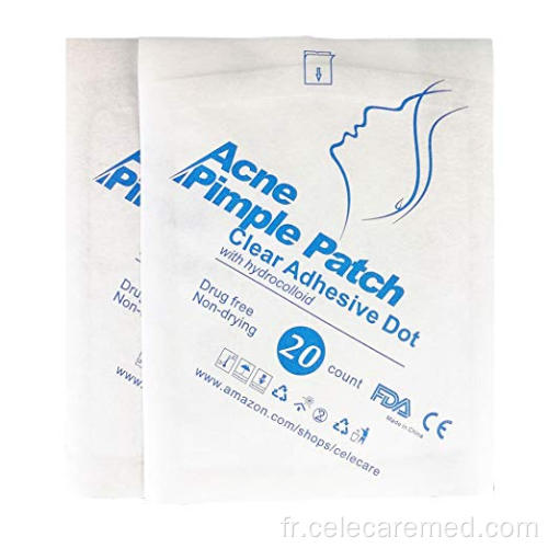 Patch acné naturel autocollant hydrocolloïde absorbant l&#39;acné